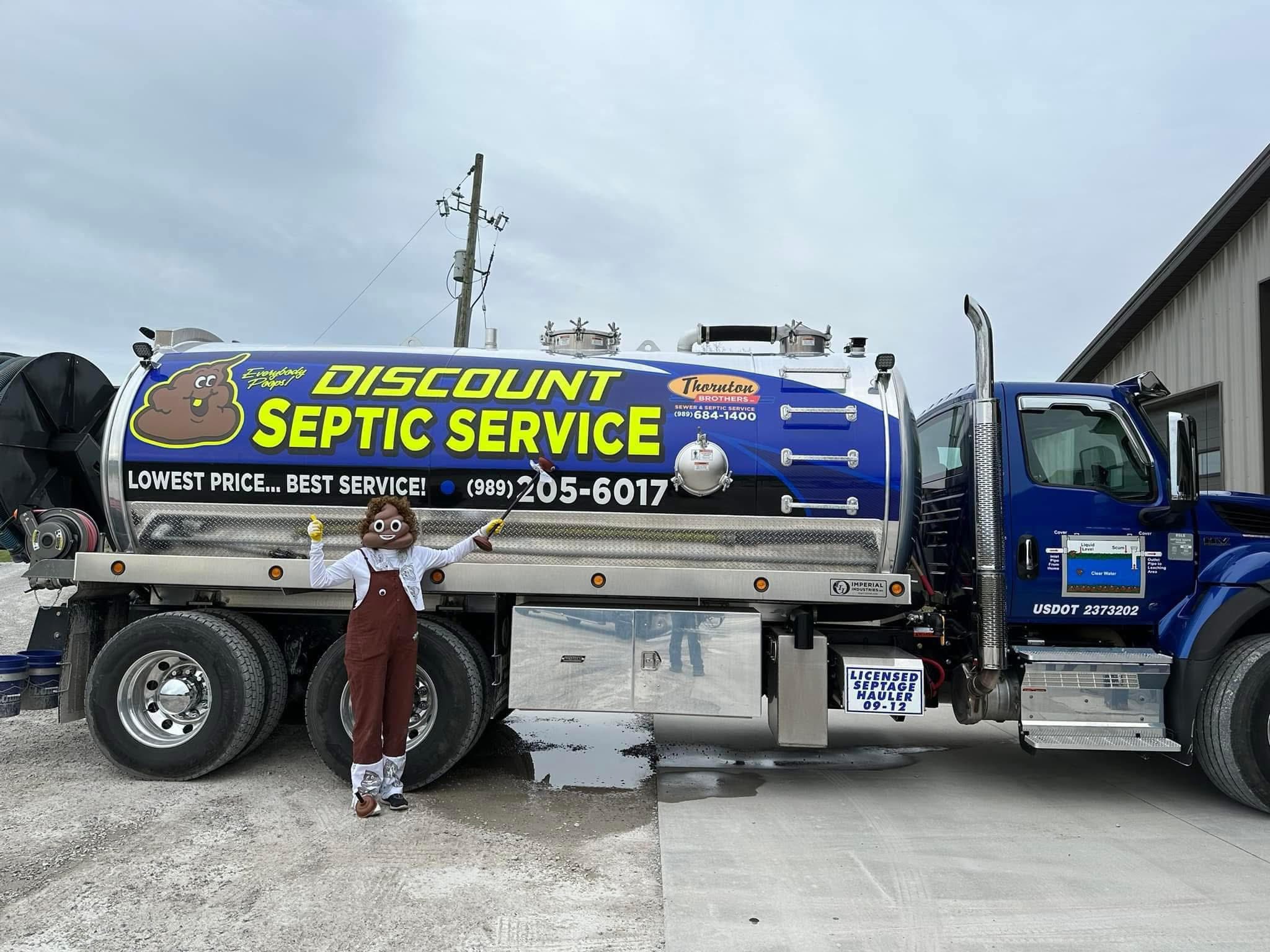 Thornton Brothers Septic septic service truck
